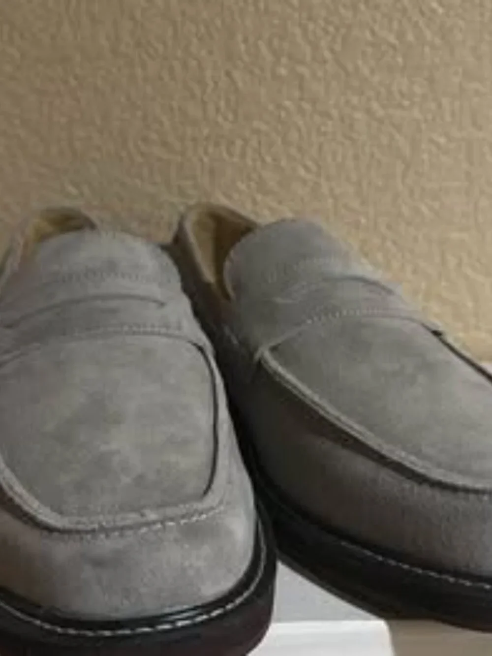 Men’s FootJoy Grey Suede Golf slip-ons